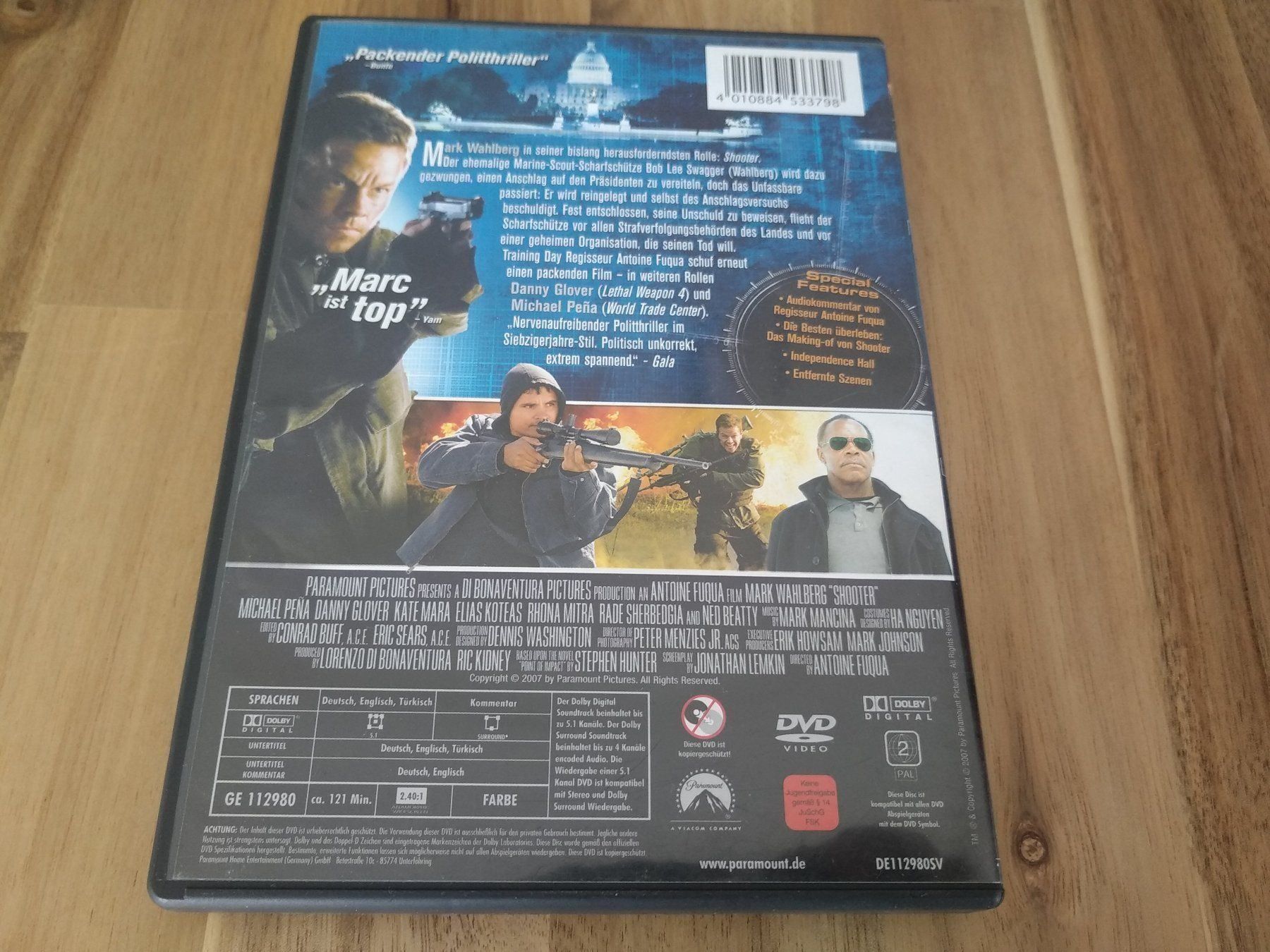 Tous les DVDs: Shooter – D'occasion à Olten par prusik02 2