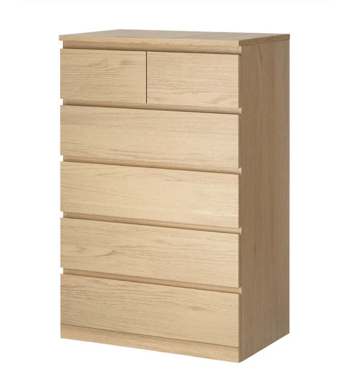 Malm Kommode 5 Schubladen