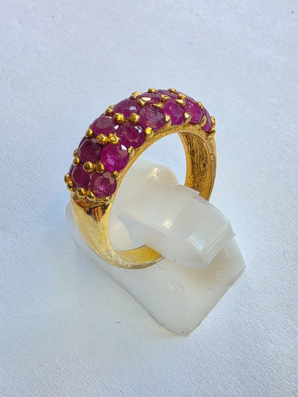 Ringe: Ring mit Rubinen vergoldetes Silber – Neu (gemäss Beschreibung) aus Zürich von adriben 2