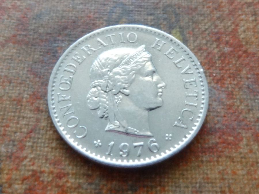 Tutti le monete: 5 Rp. 1976 – Usato da Romanel-sur-Lausanne venduto da Swift13