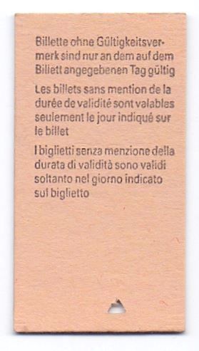 Biglietti: Billette Landquart - Maienfeld 1986 – Usato da Langenthal venduto da Sammlungs_aus 1