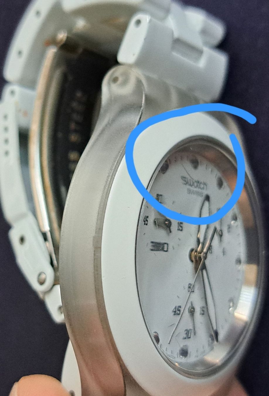 Swatch Orologi: Swatch Damenuhr weiss gebraucht – Usato da Aarau venduto da McFlurry92 4