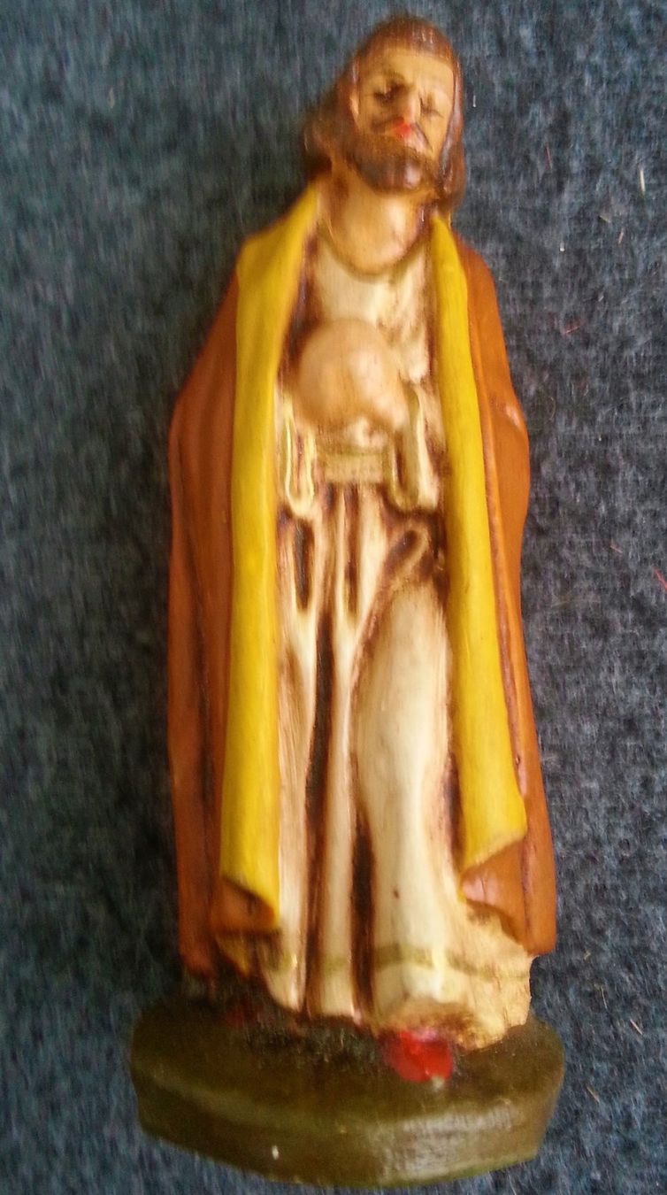 Figuren: KRIPPENFIGUREN, Konvolut 7 Figuren, um 1940 – Gebraucht aus Oberriet SG von ganesh435 6