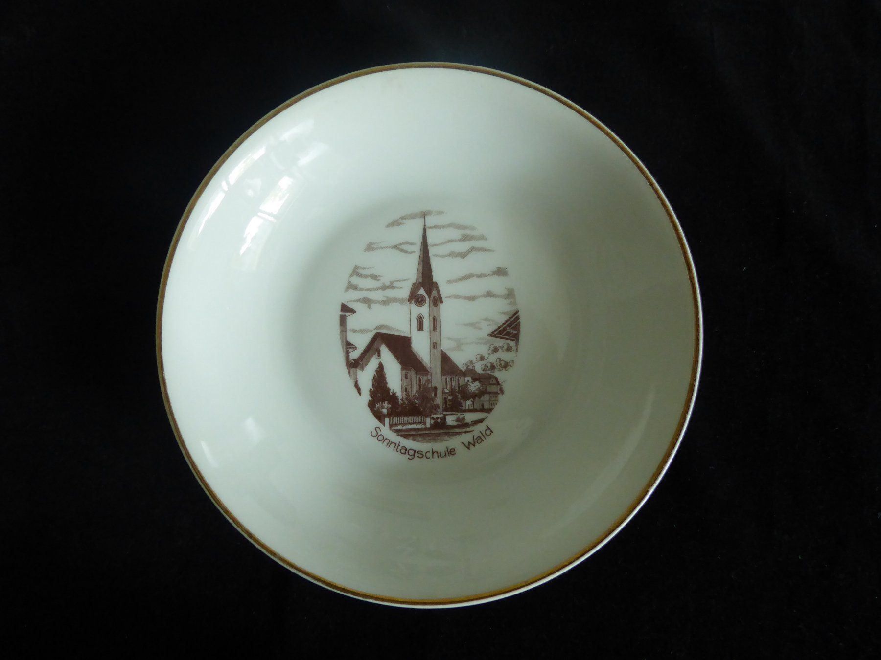 Assiettes: 1935 Langenthal-Teller  -  Wald – D'occasion à Zürich par Chaeffeler 1