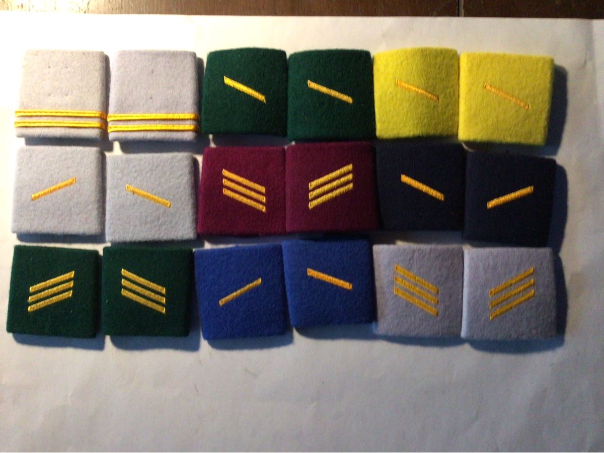 Schweizer Armee Plaketten & Abzeichen: BADGES GRADES À XXI – Gebraucht aus Crête-à-l'oeil von Mga2