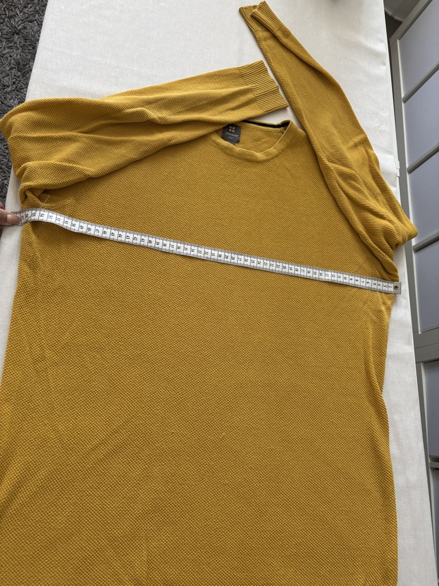 Manor Maglioni & Felpe: Herren Pullover, Grösse L, Senfgelb, Top! – Nuovo (secondo la descrizione) da Bäretswil venduto da Viechel 3