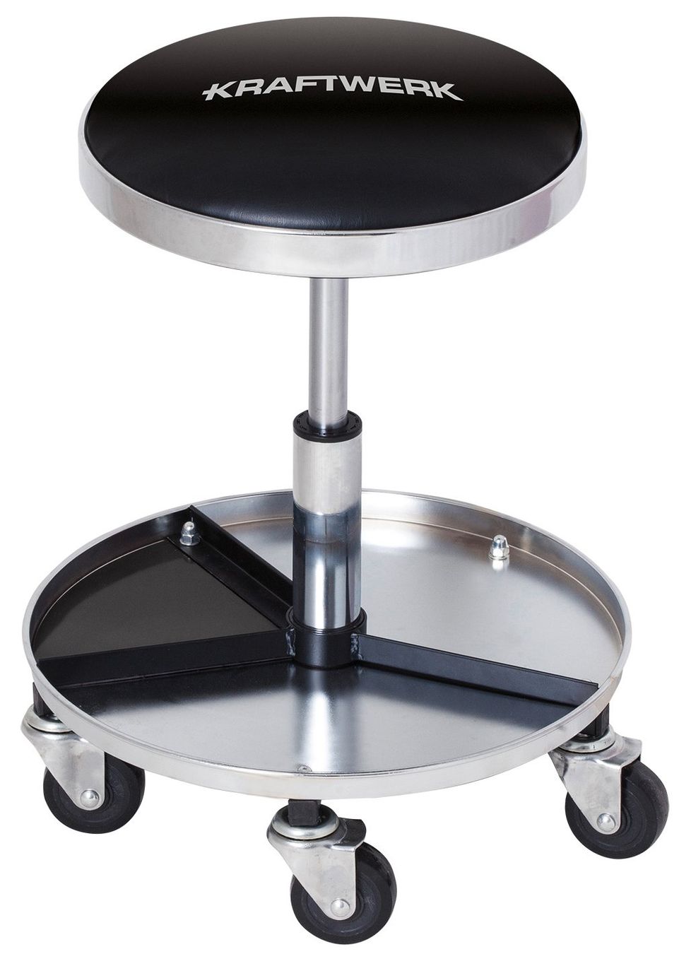 Sgabelli: Kraftwerk Werkstatthocker mit Rollen Rollhocker – Nuovo e nell'imballaggio originale da Koppigen venduto da Bracher_Mail-House 3