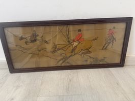 Lithographie Chasse à Courre 1908 – Dorothy Hardy