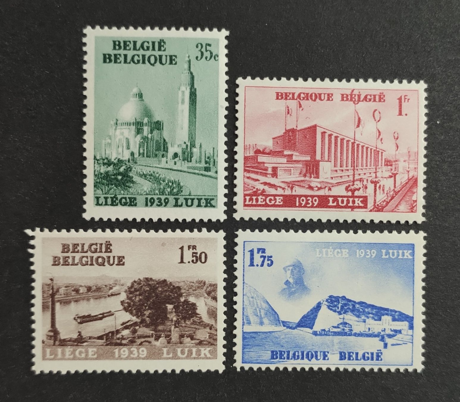 Tutti i francobolli: Belgien 1938, Satz ungestempelt – Usato da Wil SG venduto da Zazal