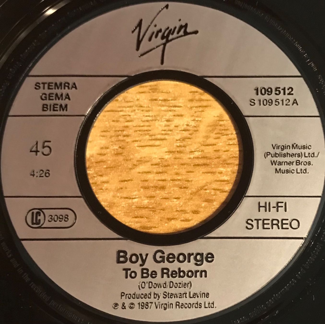 Dischi in vinile: BOY GEORGE - TO BE REBORN – Usato da Bussigny venduto da vinyl-pas-cher 2