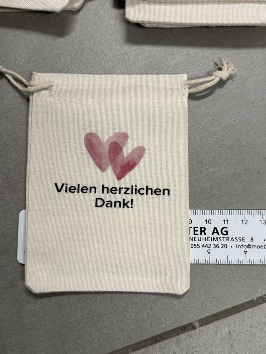 Tutte le decorazioni: Stoffsäcklein 9x12cm  bedruckt – Nuovo e nell'imballaggio originale da Wangen SZ venduto da Chafler78 1