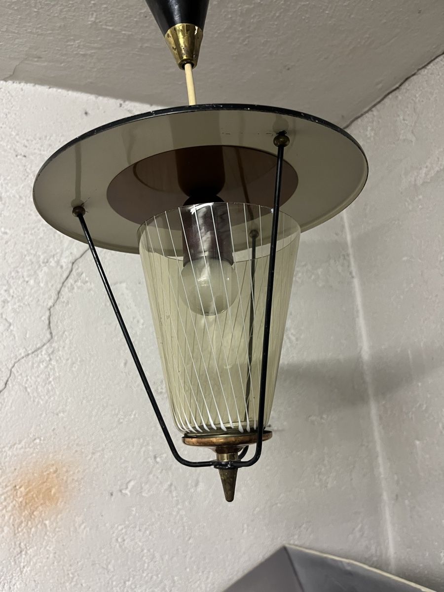 Kronleuchter & Deckenlampen: Vintage Hängelampe – Gebraucht aus Zürich von Luftibus01 8