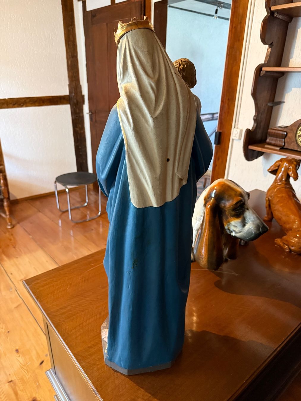 Sculture & Statue: Antike Madonna Marienstatue Heiligenfigur – Usato da Bern venduto da Jwpm66 4