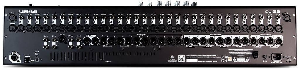 Allen & Heath Console di mixaggio: Allen & Heath QU-32C C-Chrome – Nuovo e nell'imballaggio originale da Giebenach venduto da MusiX-Pro 2