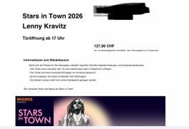 Stars in Town - Lenny Kravitz Konzert