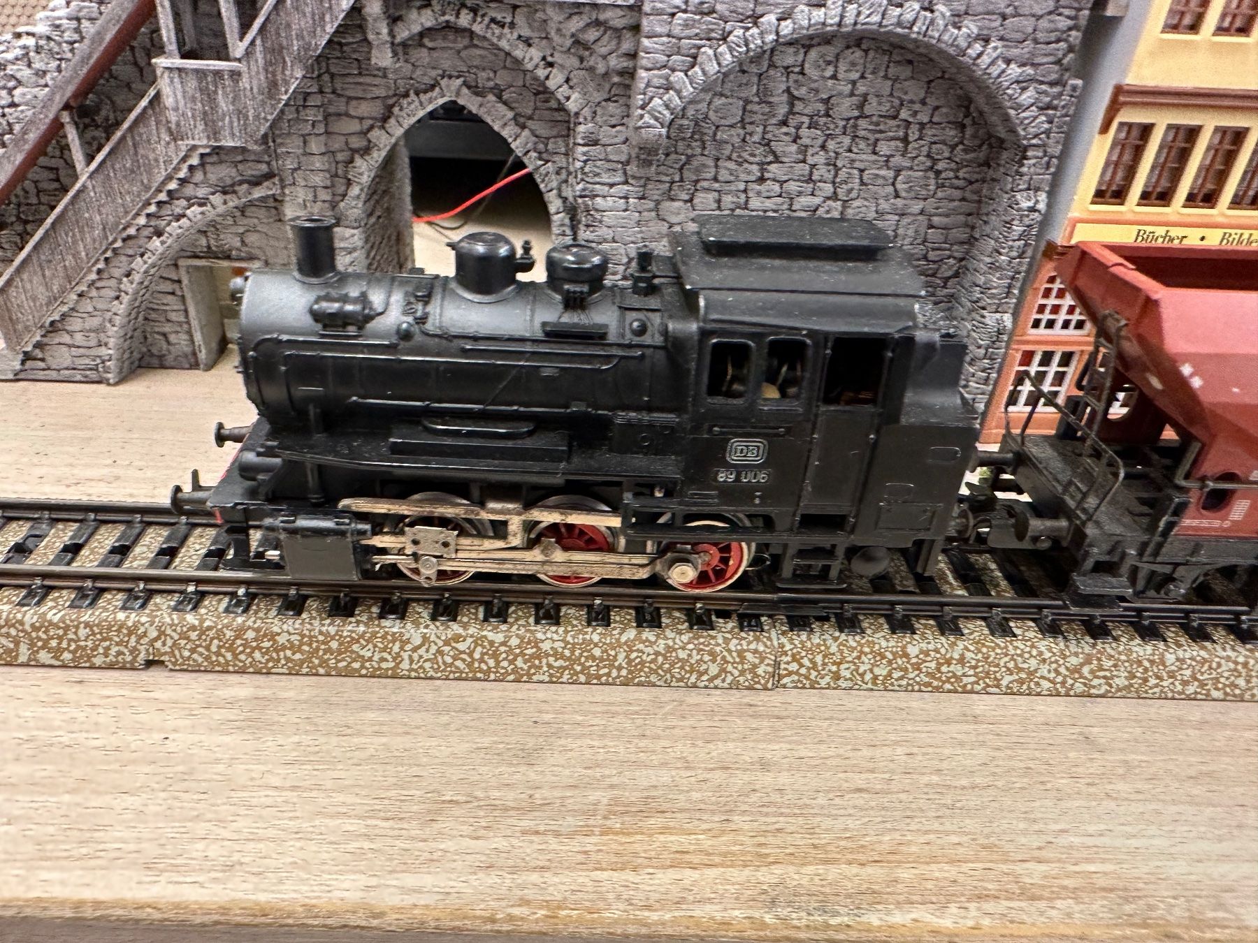 Märklin Modellini di ferrovie: Märklin 3000 DB BR 89 Güterzug – Usato da Lupsingen venduto da New-Haven 1