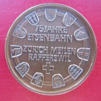 75 Jahre Eisenbahn Zürich - Meilen - Rapperswil 1894-1969