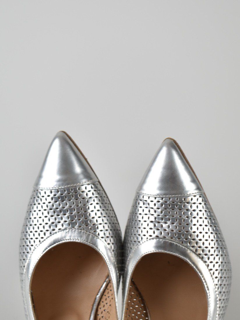 Scapa Scarpe da donna: Scapa Leder Slingback Pumps, silber, Gr.39 – Usato da Nürensdorf venduto da 2ND_STORY 4