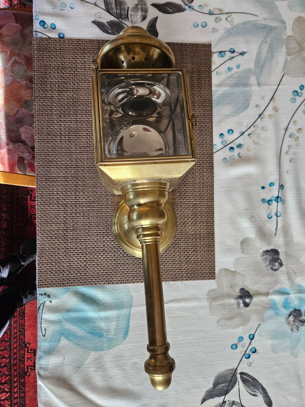 Lampade: Antike Kutschenlampe aus Messing – Usato da Kreuzlingen venduto da etz_6ctp 2