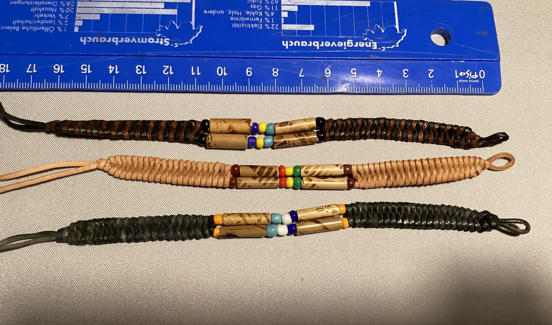 Armbänder & -reifen: Lederarmband / Surferarmband - Preis pro Stück – Neu und originalverpackt aus Laax von Kiki_Kingdom 1