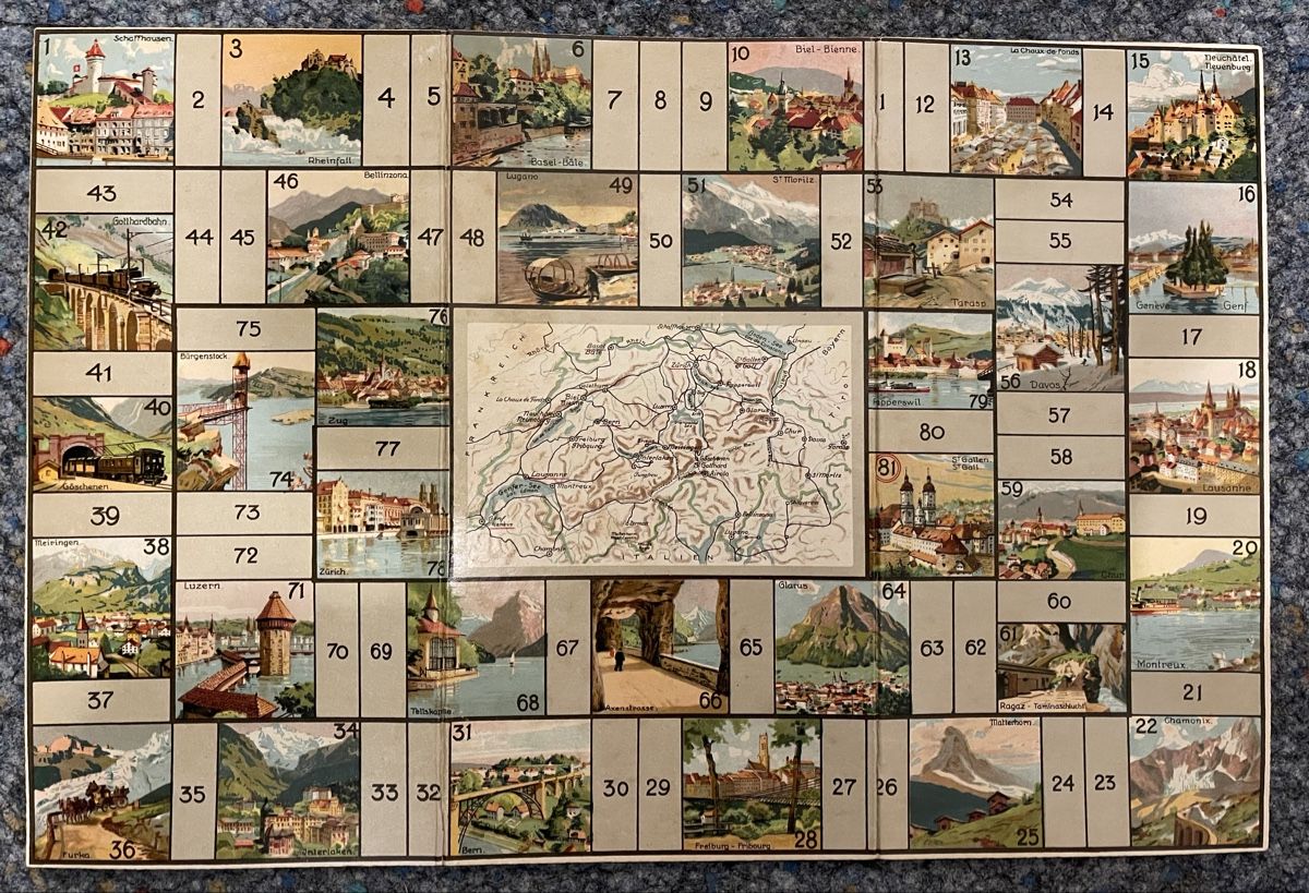 Giochi: Die Schweizer Reise/ Rarität/ antik – Usato da Thalwil venduto da Emmerich88 2