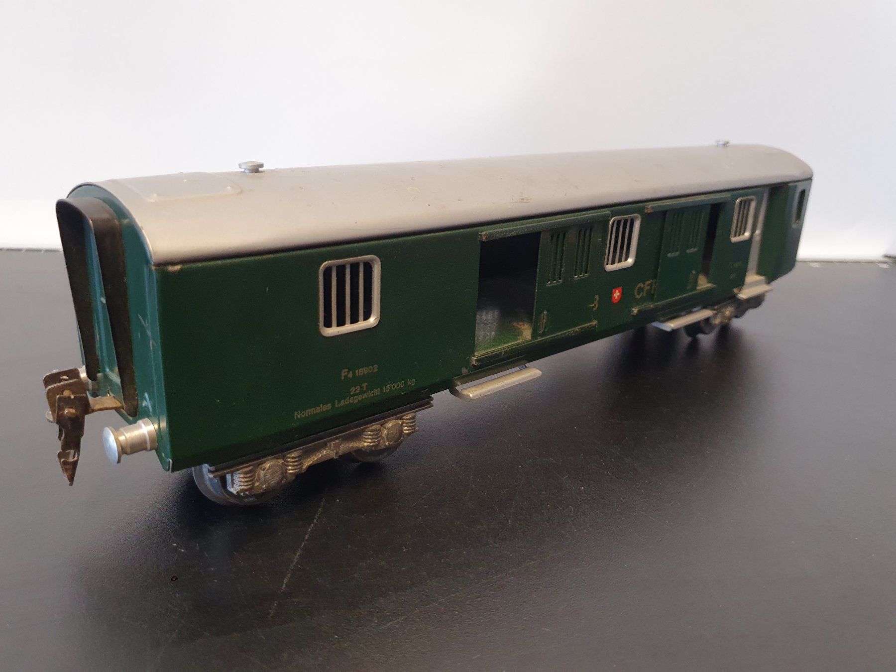 Hag Modelleisenbahnen: HAG:0: SBB GEPÄCKWAGEN GRÜN – Gebraucht aus Biglen von taunus82 3