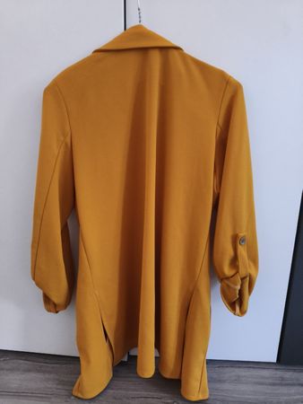 Blazer donna giallo maniche arricciate ottime condizioni