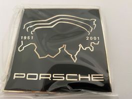 Porsche Plakette - 50 Jahre - Schweiz - Badge Medaille