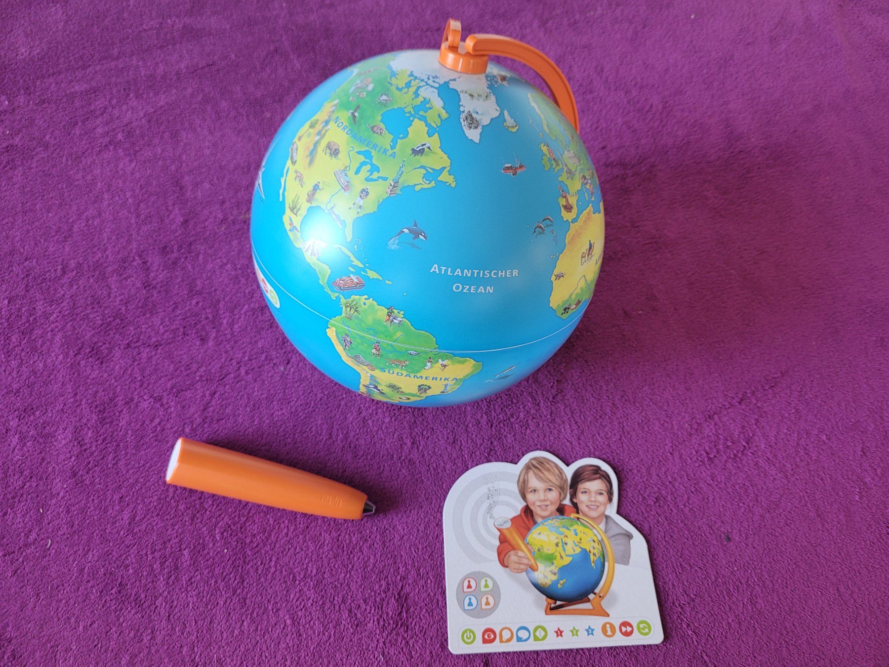 Ravensburger Giochi: tiptoi Starterset mit create Stift und Junior Globus – Nuovo (secondo la descrizione) da Müllheim Dorf venduto da Seeeule01 2