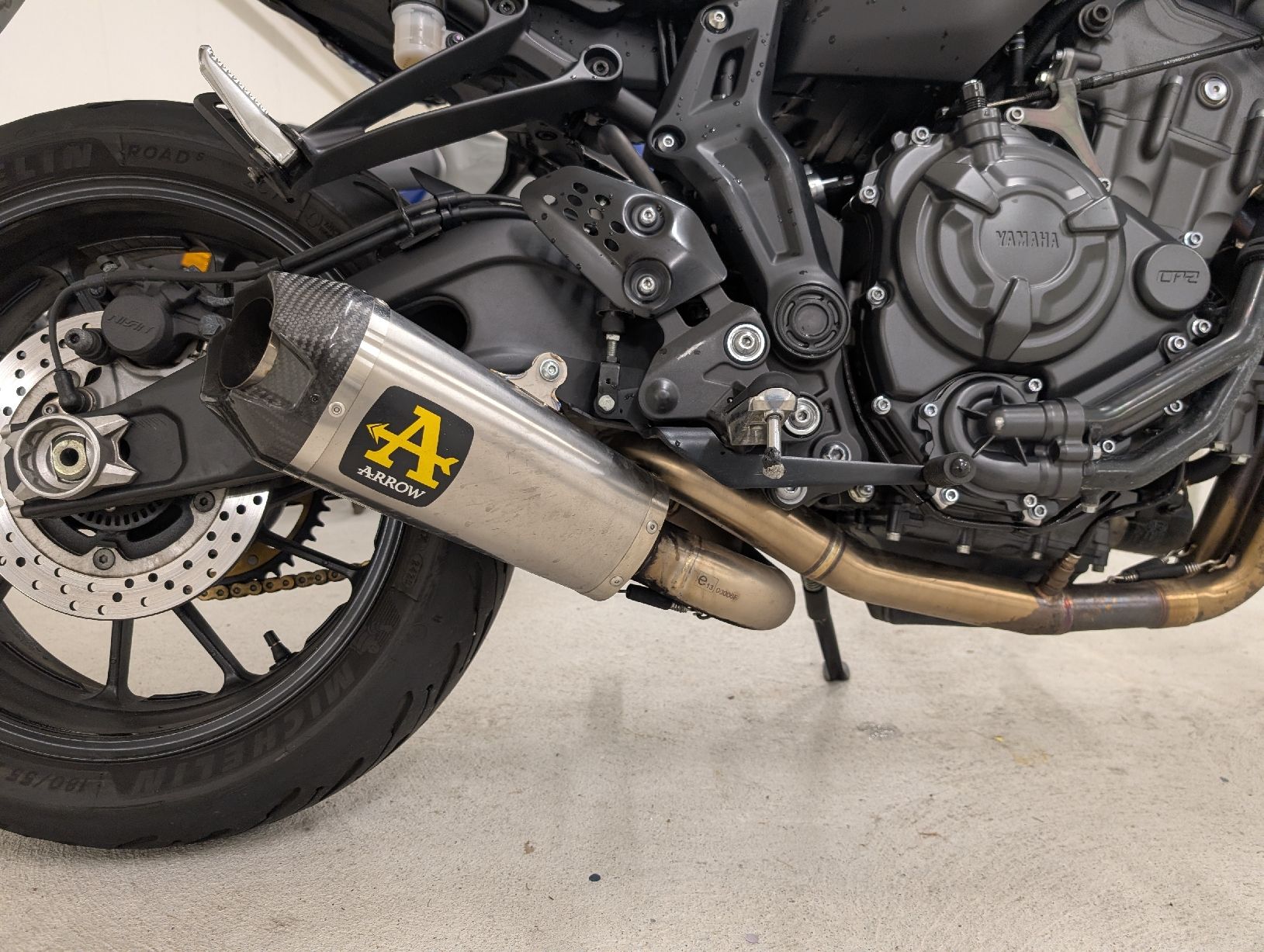 Yamaha Strada: Yamaha MT07 2023(35kw) Arrow. YAMAHA GARANTIE BIS 2028 – Usato da Reinach BL venduto da OwenPoms 1