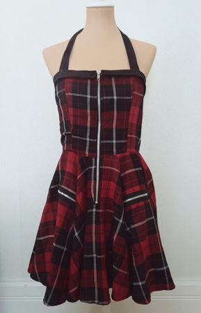 schönes Hell Bunny Neckholder-Kleid Gr. L