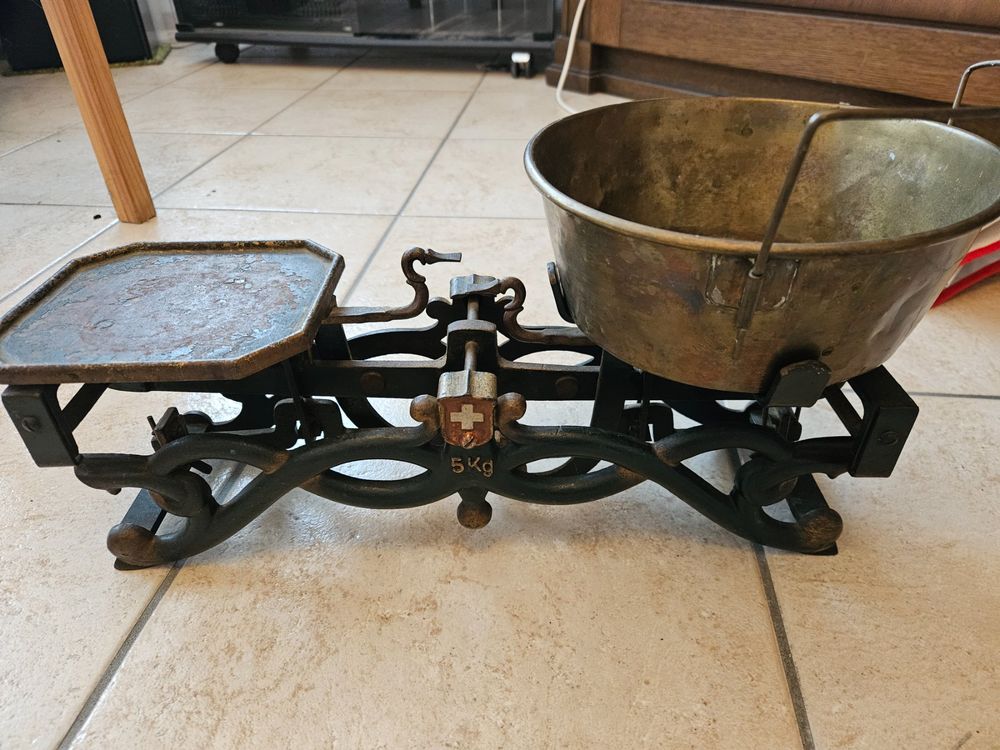 Ancienne Balance d'Épicerie, 1960s en vente sur Pamono