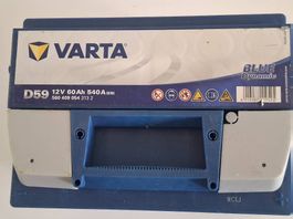 Varta Batterie 60 Ah, sehr guter Zustand