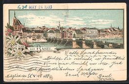 Litho Basel, Hotel des Troie Rois mit Or