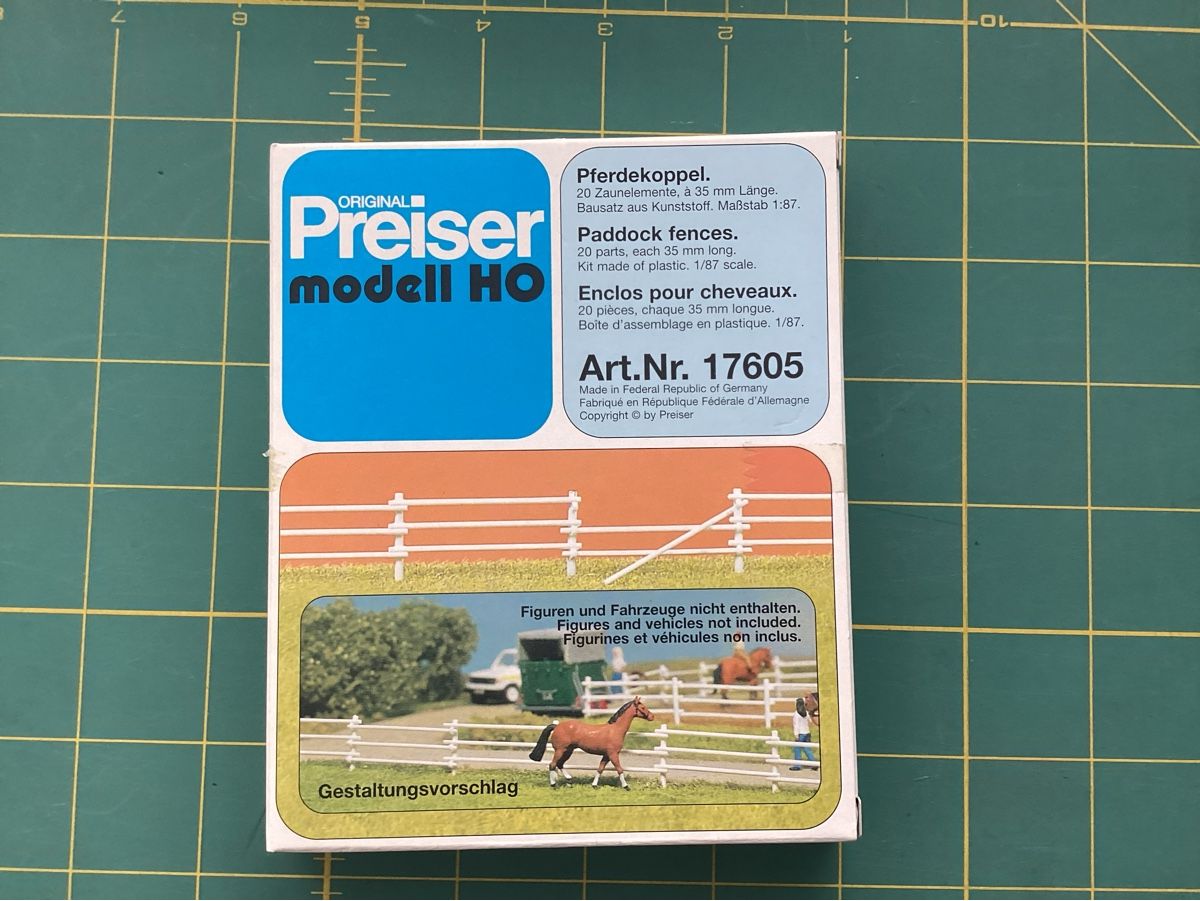 Preiser Modellini di ferrovie: Preiser 17605 Pferdekoppel – Nuovo (secondo la descrizione) da Rudolfstetten venduto da Gwyneth2