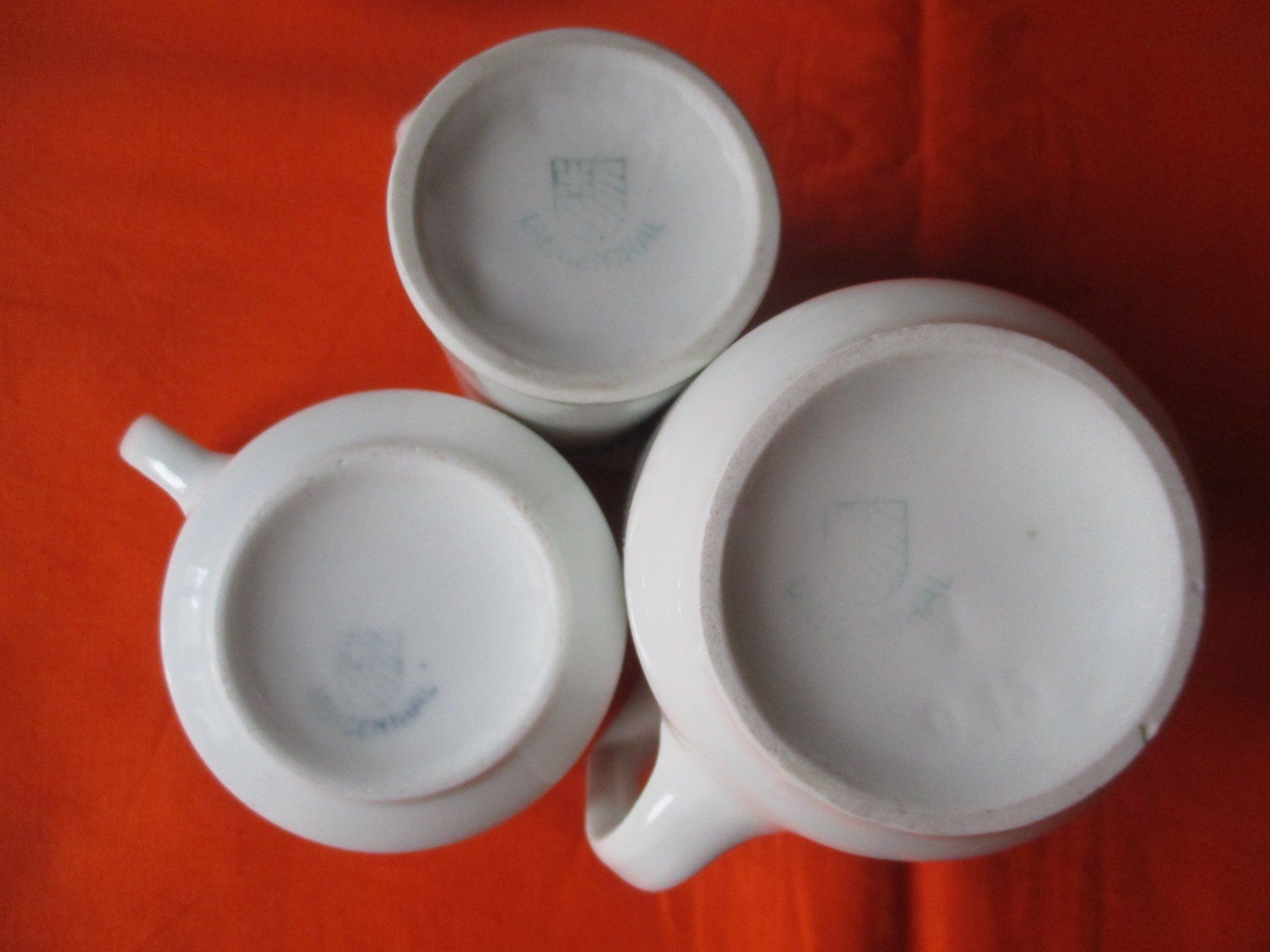 Set di piatti: Espressotasse Rahmkrug Langenthal 1916 – Usato da Birsfelden venduto da alles-muss-raus 1