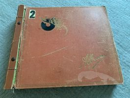 Altes Schallplattenalbum Schellack um 1920 Jodler  12 Stück
