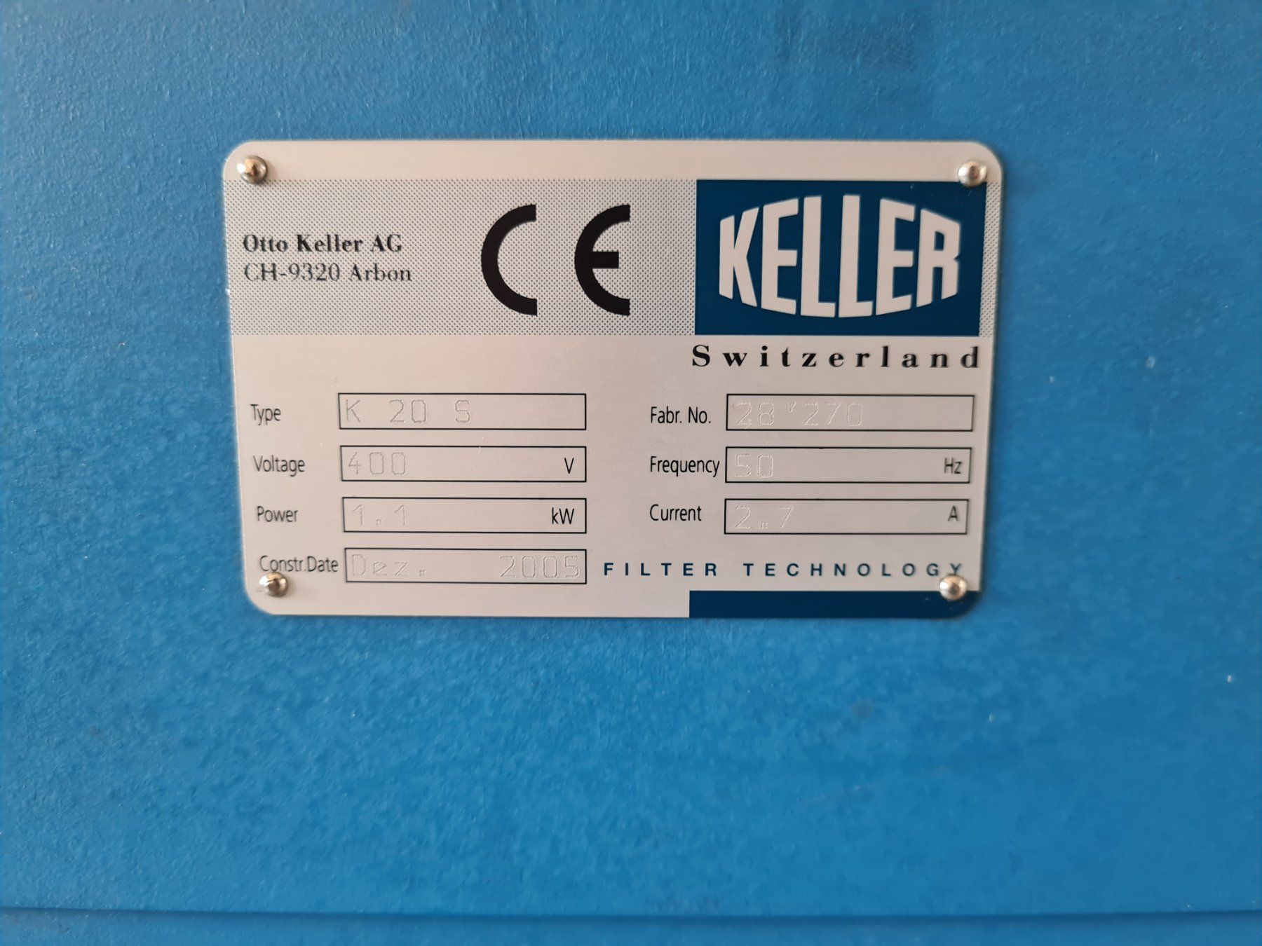 Tutte le macchine: Keller Absauganlage K 20 – Usato da Uetendorf venduto da StiftungU 2