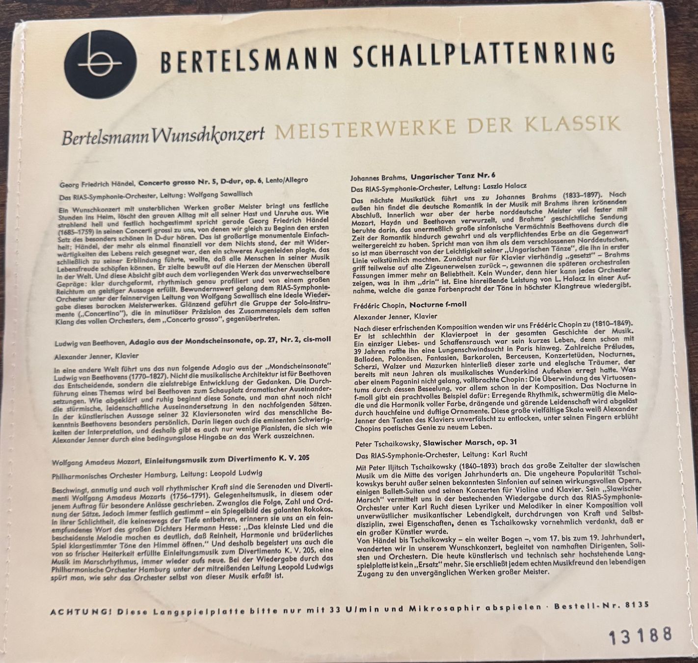 Dischi in vinile: Vinyl – Usato da Langenthal venduto da fischlig02 1