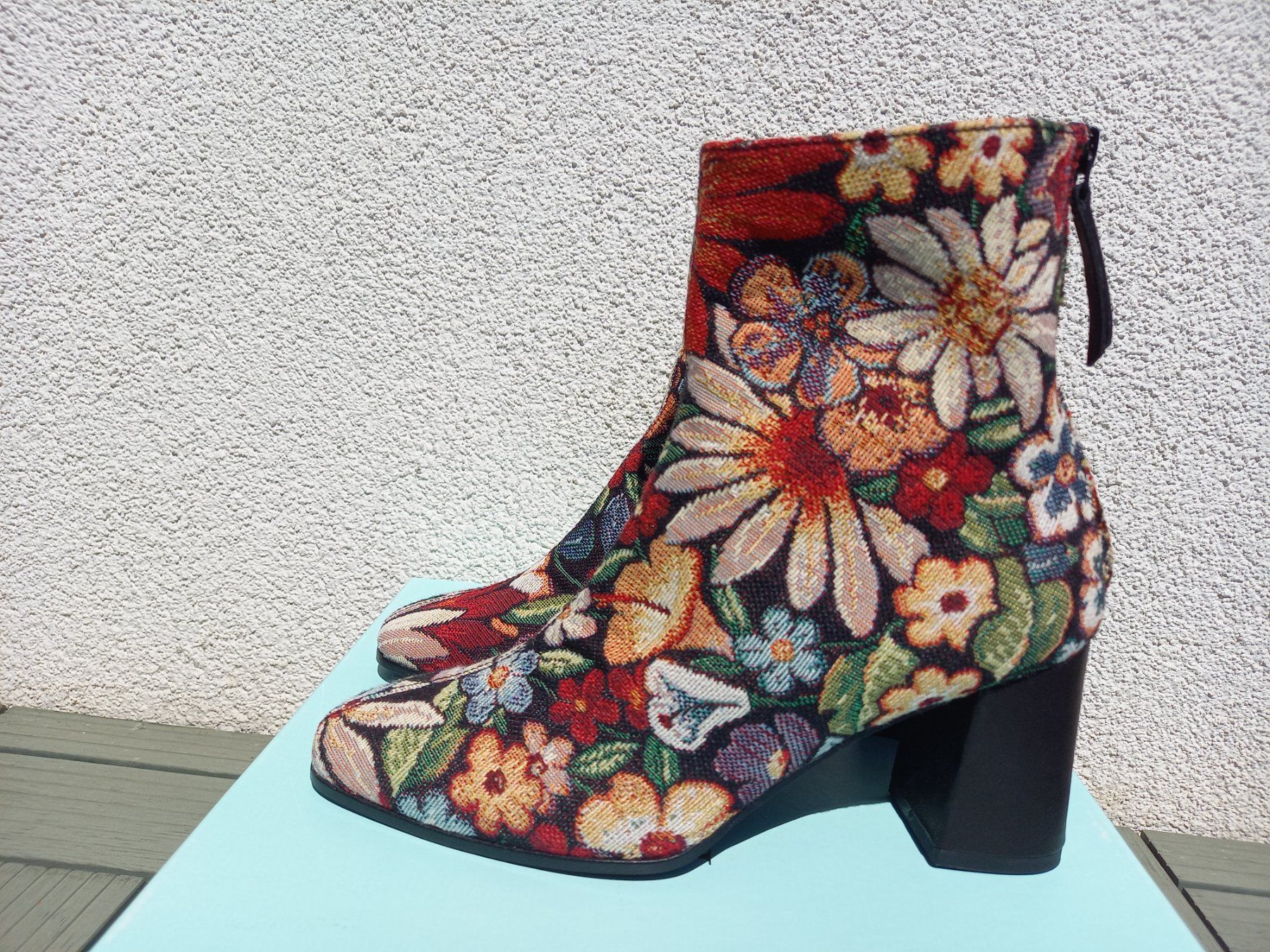 Scarpe da donna: Paco Gil Stiefeletten Echtleder Blumen 36 – Nuovo (secondo la descrizione) da Zwillikon venduto da Leewii
