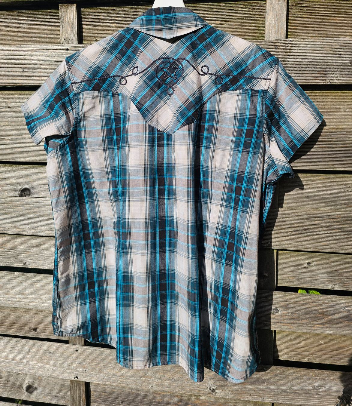 Camicette: Damen Western Kurzarm Bluse – Nuovo (secondo la descrizione) da Fahrweid venduto da V2dream 1