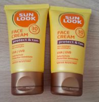 Neu!!! 2x  Sun Look Sonnen Creme für Gesicht.