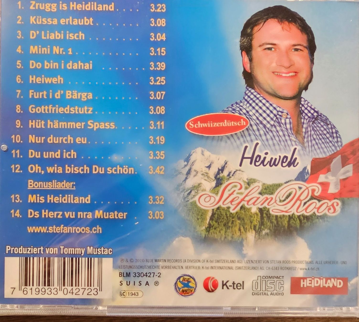 CD: Stefan Roos – Heiweh – Nuovo e nell'imballaggio originale da Wahlen b. Laufen venduto da Cg10 1