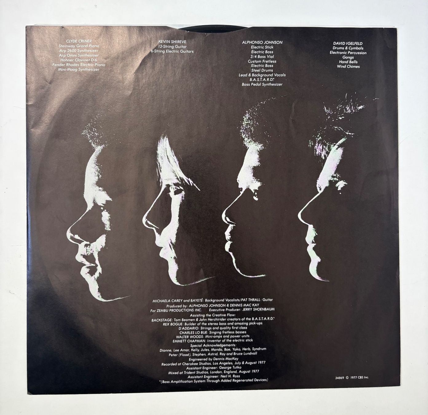 Dischi in vinile: Alphonso Johnson - Spellbound LP EX/EX – Usato da Neuchâtel venduto da Deivid2 2