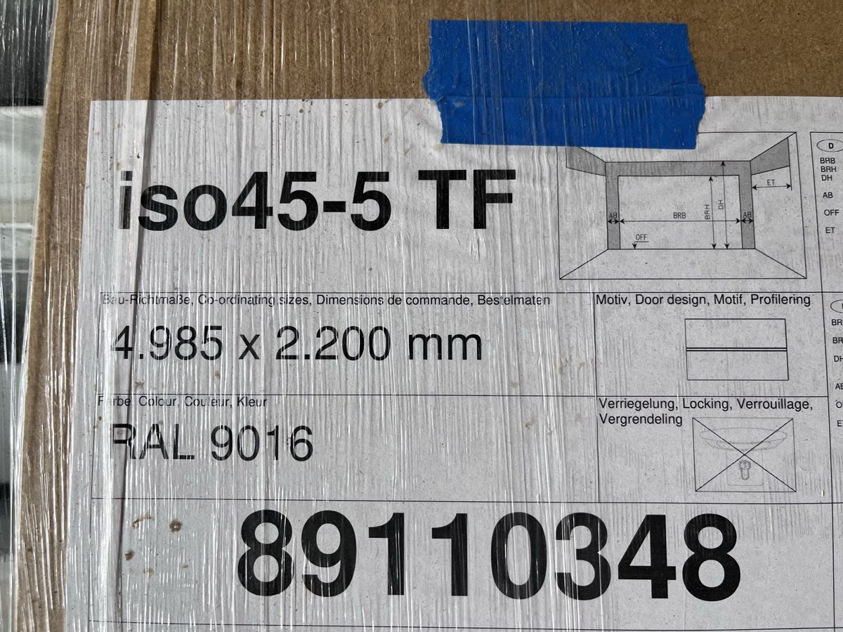 Porte: Sektionaltor Paneelen ISO 46 – Nuovo e nell'imballaggio originale da immensee venduto da negsler 1