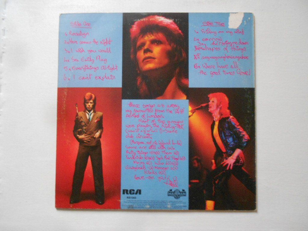 Schallplatten: DAVID BOWIE  -  PINUPS – Gebraucht aus Bex von Giorgiob 1