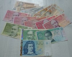 Lot ++ 15 alte Banknoten aus Estland ab 1992