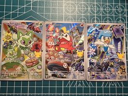 Pokémon First Partners series 3 Sprigatito Fuecoco Quaxly 