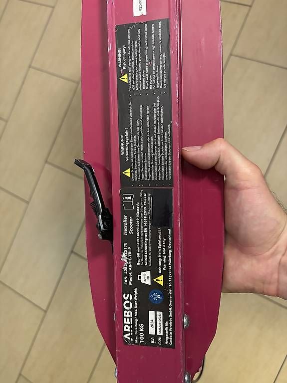 Kickboard: Trottinett AREBOS – Usato da Dübendorf venduto da Volli 1