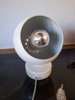 Kugelleuchte weiss verstellbar Vintage guter Zustand